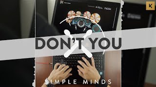 REAL DRUM:  Don,t You  - (Simple Minds cover song) screenshot 1