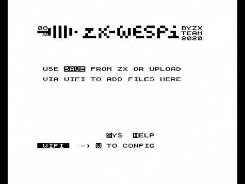 ZX WESPI for ZX81 part 1 - YouTube