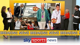 🚨DONE DEAL:🔥FINALLY,ZIDANE ARRIVED MANCHESTER AHEAD OF NEW ROLE AS HEAD COACH -SKY $PORTS CONFIRMED!