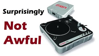 Numark PT01 batterypowered portable record player review & test