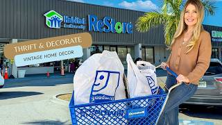 *GOODWILL & HABITAT RESTORE* Thrifting a Collected Vintage Inspired Home!
