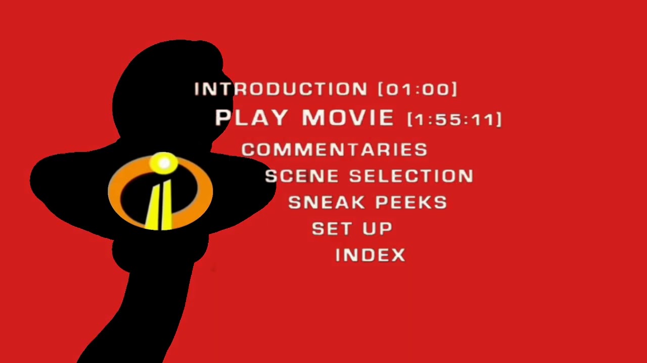 Incredibles 2 (2006) DVD menu