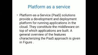 CC- Cloud Computing-BE CSE-IT- Platform as a Service