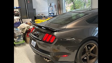 GT500 style spoiler Install
