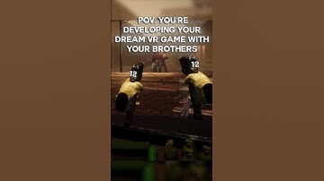 3 brothers, one VR Game #indie #gaming