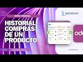 ODOO Compras | Tutorial 20 📌 Historial de compras de un producto