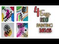 4 Easy Boho Painting Ideas || Boho Art 