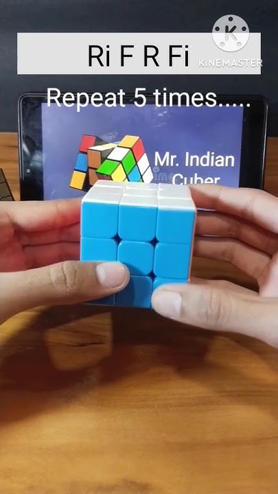Applying sledgehammer algorithm on a Rubik's cube #rubikscube # ...
