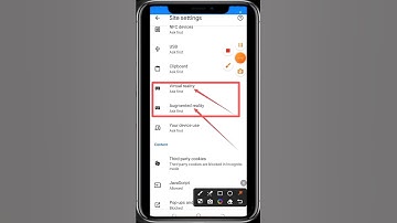 Chorme Setting Virtual reality Augmented Reality Update Future