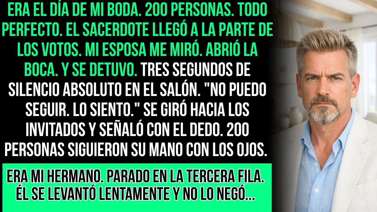 Mi Esposa Paró La Boda Y Dijo: 