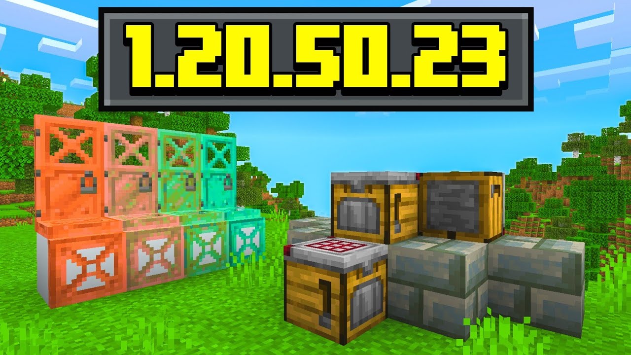 UPDATE TEXTURE 1.21 Minecraft 1.20.50.23 Preview/Beta !! YouTube