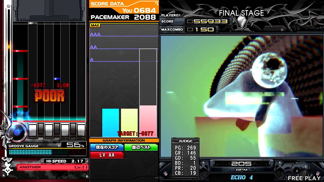 [beatmania IIDX 21 SPADA]  m1dy - m1dy Deluxe [ANOTHER] (sightread)