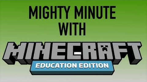 Mighty Minute with Minecraft EE: Coding Your Agent to Detect Blocks