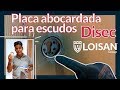 🔵 Placa ABOCARDADA Roscada para escudos DISEC ❗❗