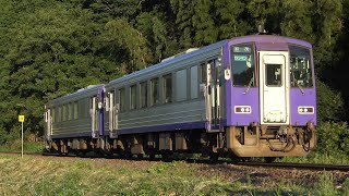 【4K】JR関西本線　普通列車キハ120形気動車　ｷﾊ120-301+ｷﾊ120-11