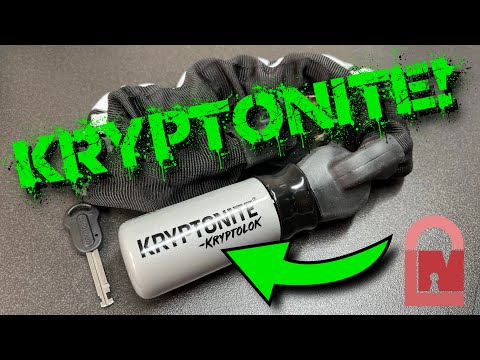 Kryptonite Kryptolok Chain Lock Picked