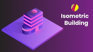How to Design Isometric Building in Gravit. Gravit Designer tutorial