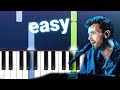 Duncan Laurence - Arcade  (100% EASY PIANO TUTORIAL)