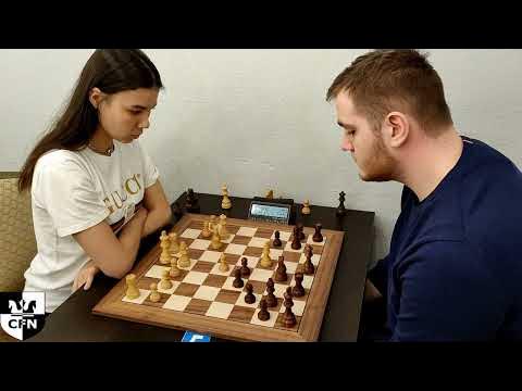 WFM Zendaya (2010) vs M. Matyunin (2079). Chess Fight Night. CFN