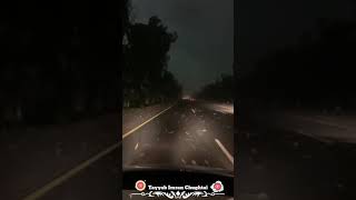 Travelling To Karachi In Thunderstorm Motorway Whatsapp Video Status Tiktok Imo Bigo Vlog