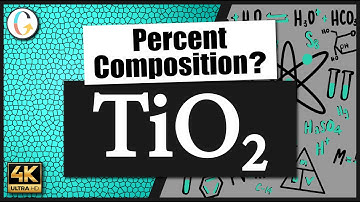 How to find the percent composition of TiO2 (Titanium (IV) Oxide)