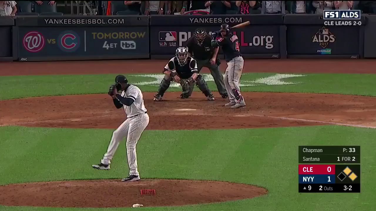 Aroldis Chapman records final six outs of ALDS