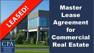 Master Lease Agreement for Commercial Real Estate