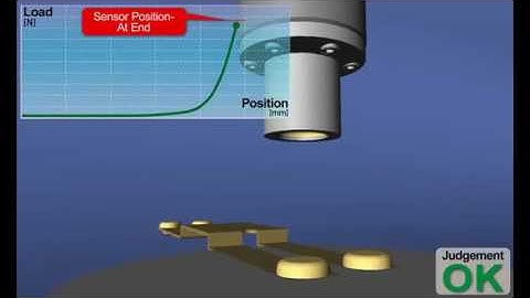 [Servo Press Application Example] Relay Connector Caulking