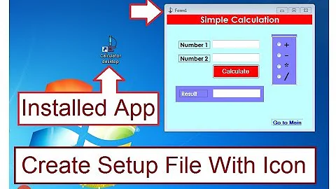 How to Create Setup(.exe) File in c# windows Form Application with Icon Step By Step.
