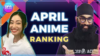 AFA Station TV - April Anime Ranking!  With Goofy & Ash!