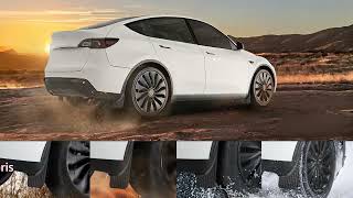 How to Install BASENOR Tesla Model Y Mud Flaps – No Drilling, No Tape, Easy Installation