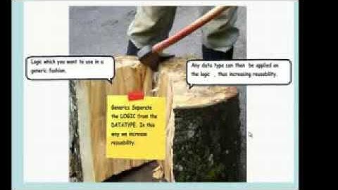 c and NET Interview questions What are Generics