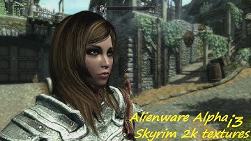 Alienware Alpha i3 - Skyrim Test 1080p Ultra settings with 2k Textures!