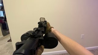 Left handed FPS style reloads