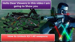 Project IGI 1 Unlock All weapons And mod screenshot 5