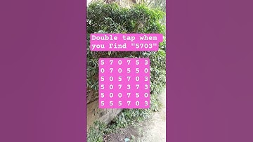 Observation Visual Test: 5 Seconds For You To Spot:5703. Try Your Skills!  #search #puzzle #shorts