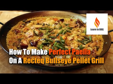 Paella - Rec Tec Bullseye Grill Review - Learn to BBQ