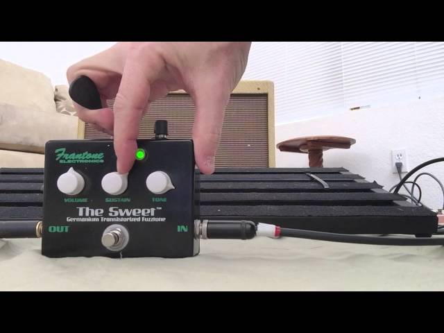 Frantone The Sweet Germanium Transistor Fuzz Pedal - YouTube