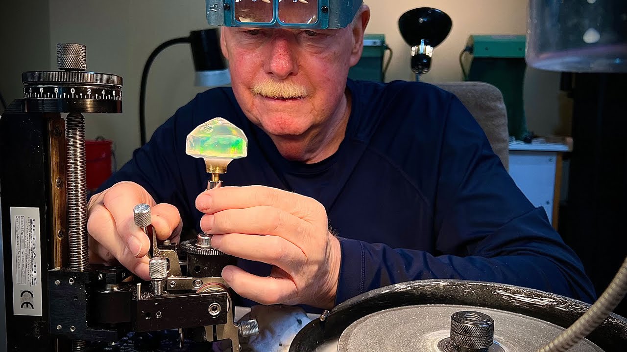Largest Opal I've Ever Cut Into a Faceted Gemstone