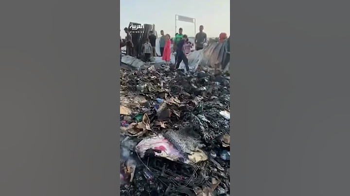 مشاهد جديدة من مكان مجزرة رفح التي أوقعت عشرات القتلى والجرحى بقصف إسرائيلي "متعمد"