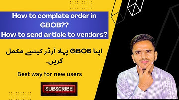 How to complete order in Guest Posting | Free Learn GBOB course and Earn in Hindi | Urdu