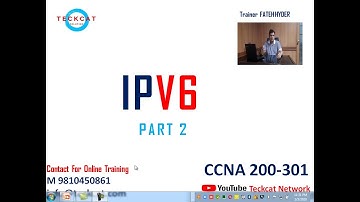 New CCNA 200-301| IPV6 ADDRESS | EXTENDED UNIQUE IDENTIFIER | INTERFACE IDENTIFIER | Hindi Video