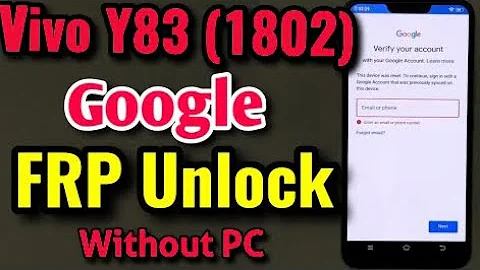 Vivo Y83 frp unlock without pc .vivo 1802 y83 google account bypass without pc