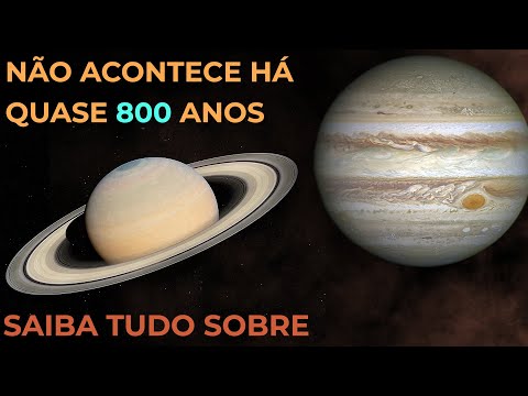 Vídeo: Onde está a conjunção Júpiter Saturno?