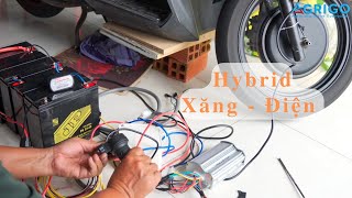 Nâng cấp xe xăng thành xe HYBRID VỪA XĂNG VỪA ĐIỆN