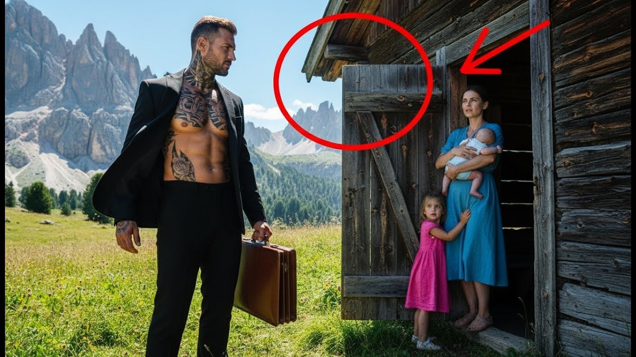 Mafia Boss Found a Widow and Two Kids Living in His House — What Happened Next Changed Everything