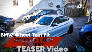 I Put M4 Wheels On My 435i BMW (TEASER VIDEO)
