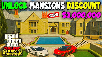 How To UNLOCK MANSIONS DISCOUNT in GTA 5 Online! (FREE $3,000,000)