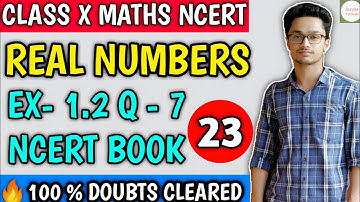 Class 10 Maths Ex 1.2 Q 7 Ch-1 Real Numbers Ncert