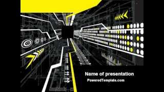 Flows PowerPoint Template by PoweredTemplate.com